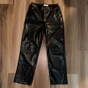 Abercrombie Vegan Leather Pants
